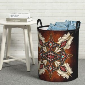 Native American Laundry Hamper Native Laundry Baskets Large Clothes Hampers Dirty Clothes Storage Hamper Bag