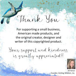 Smiling Wisdom - 20 Bulk Gift Sets - Employee Mini Appreciation Greeting Cards and Keepsake Gift Sets - 60 Pcs - Turquoise Sea Turtles