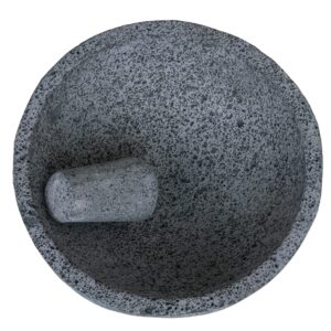 CEMCUI Volcanic Stone Molcajete Capacity for 4 Litres of Sauce