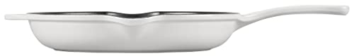 Le Creuset Classic Cast Iron Handle Skillet, 9", White