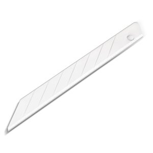 9mm 30 degree ultra-sharp ceramic blade snap-off replacement 10pcs, white-10pcs