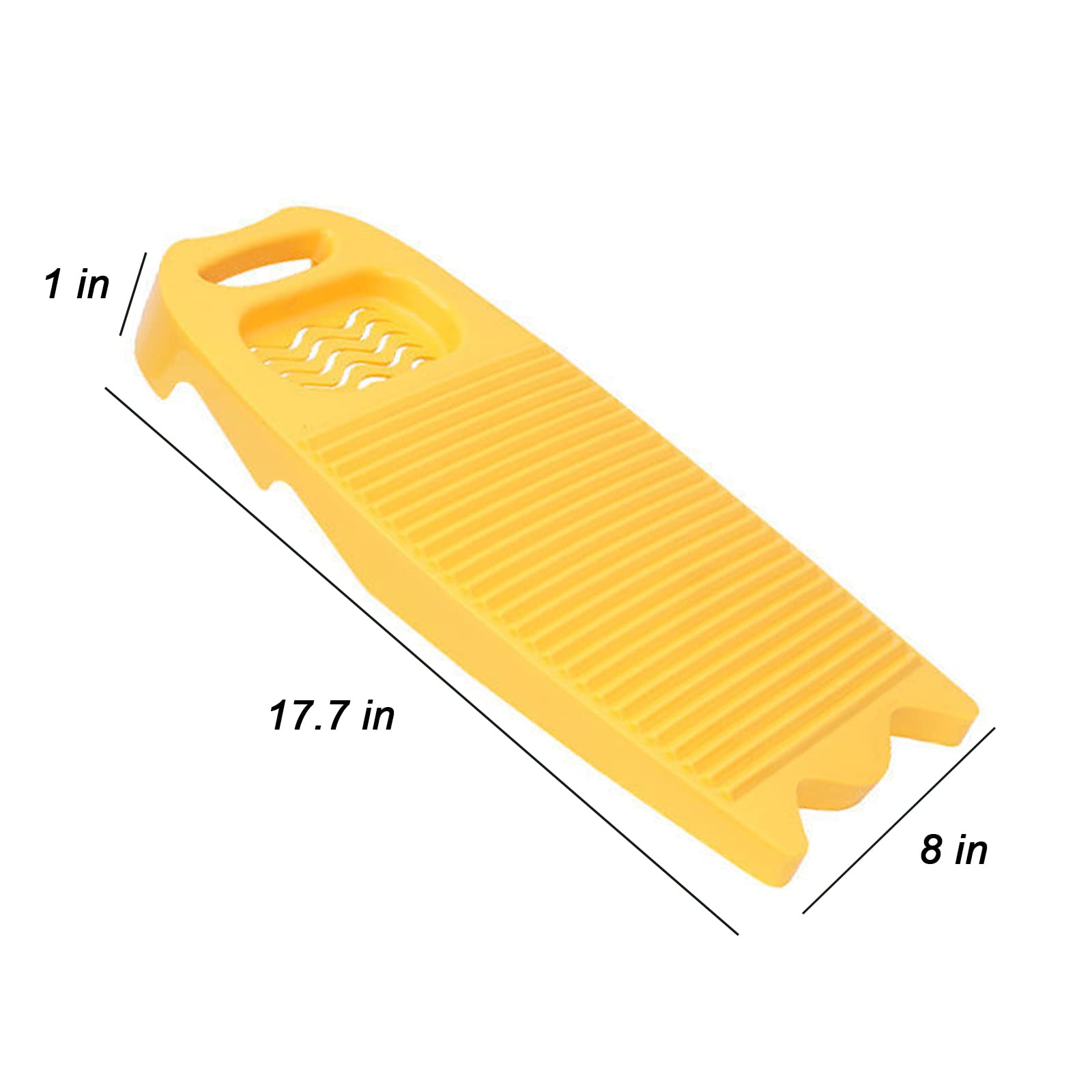 Plastics Clothes Washboards Laundry Board Household Hand Washing Board with Soap Holder Portable Hand Washing Clothes Tool Scrubboards Clothes Cleaning Tools for Home School Dormitory (Yellow)