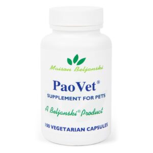 beljanski® product - paovet® - pao pereira immune support pet supplement - 100 capsules