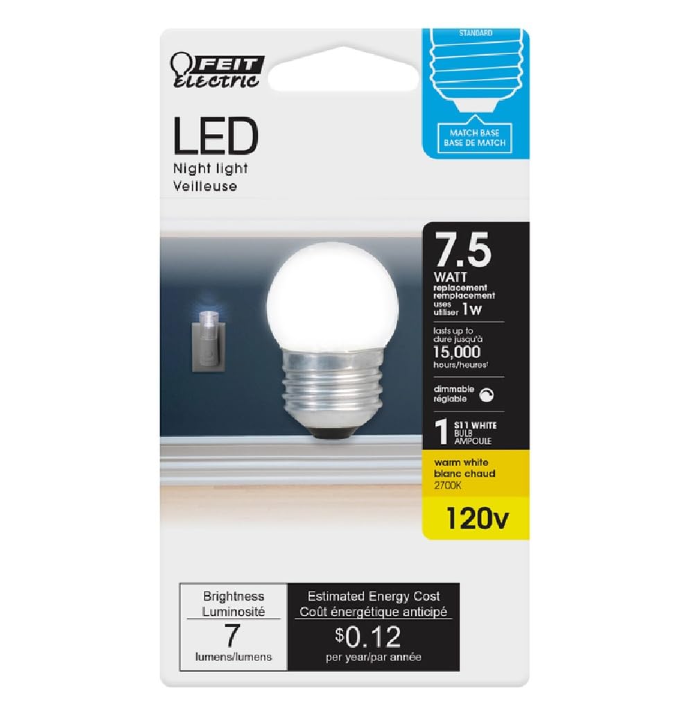 Feit Electric LED S11 E26 SW 7.5W