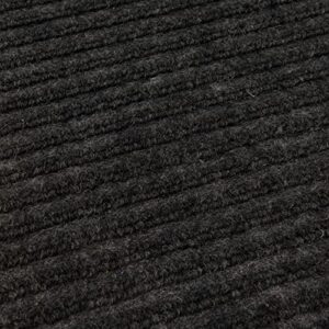 Mohawk Home Utility Floor Mat Solid Charcoal Grey (3' x 4') Perfect for Garage, Entryway, Porch, and Laundry Room