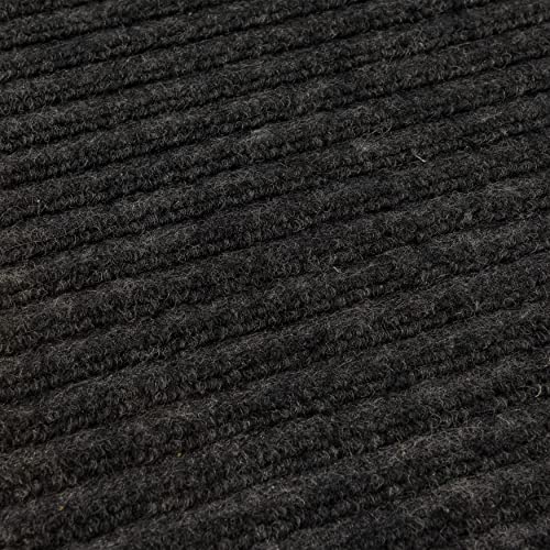 Mohawk Home Utility Floor Mat Solid Charcoal Grey (3' x 4') Perfect for Garage, Entryway, Porch, and Laundry Room