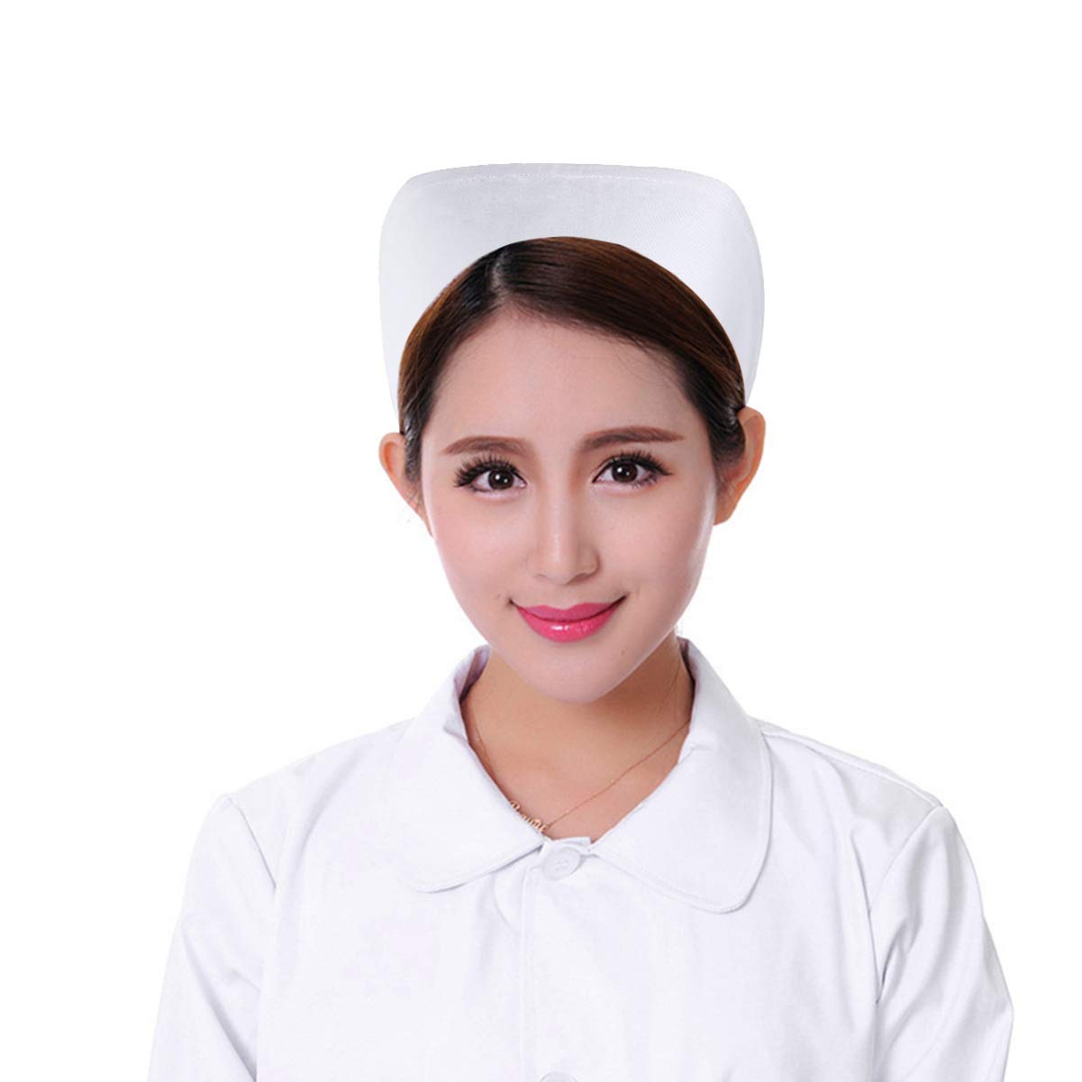 GALPADA Nurse Hat Headband female Nurses Cap Halloween Cosplay Nurse Costume for Women Graduation Party Nursing School