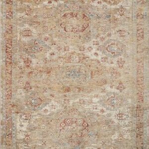 Loloi Gaia Gold/Taupe 2'-0" x 3'-0" Accent Rug