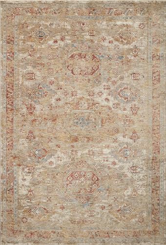 Loloi Gaia Gold/Taupe 2'-0" x 3'-0" Accent Rug