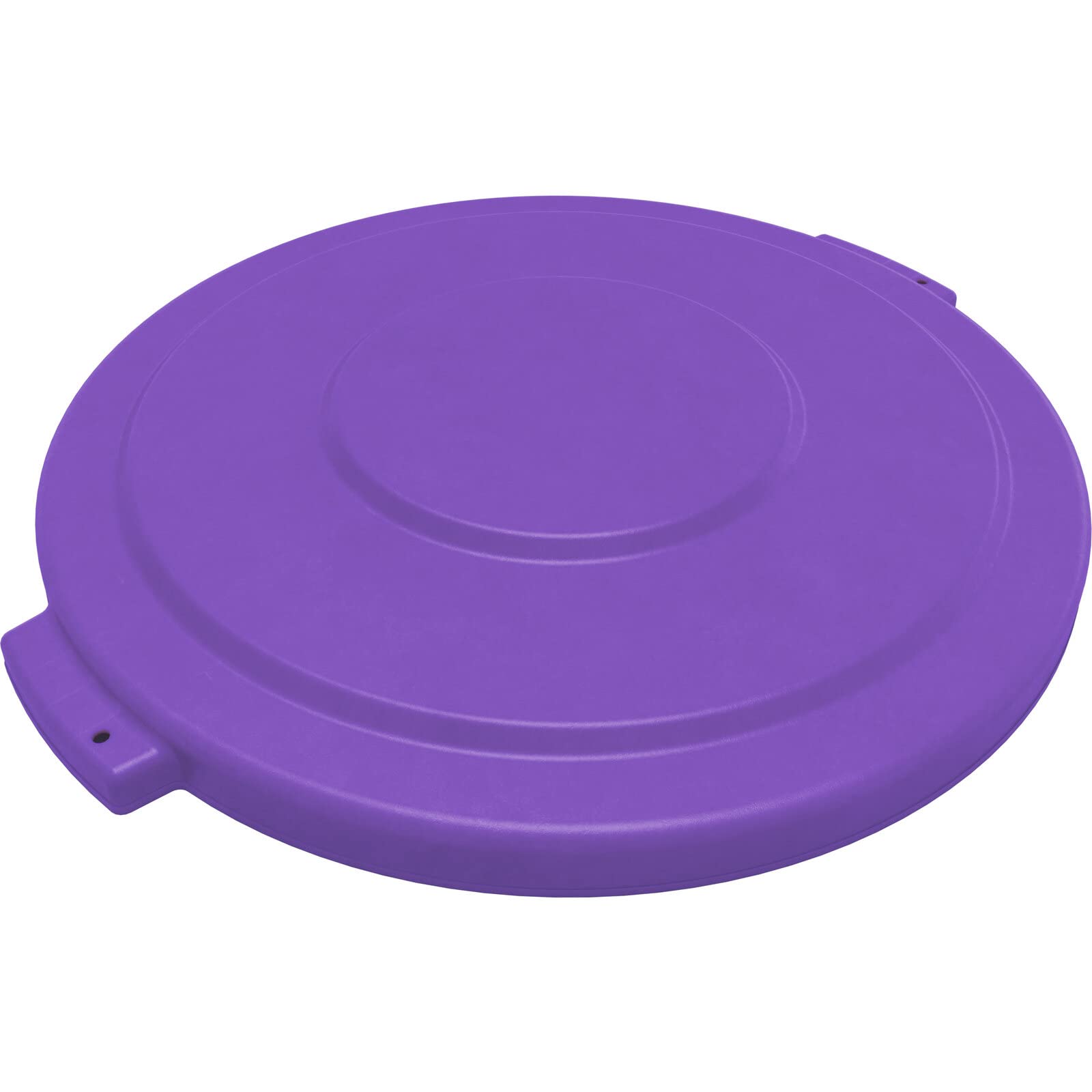 SPARTA Bronco Waste Container Trash Can Lid, Round Trash Bin for Disposal, 32 Gallons, Purple