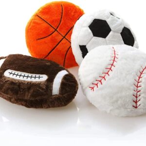 18 Inch Football Throw Pillow Sports Pillow Soccer Plush Pillow Sport Theme Cushion Stuffed Pillow Soft and Durable Sports Toy Pillow Suitable forSofa Decorations andChildren's Giftsfor BoysandGirls