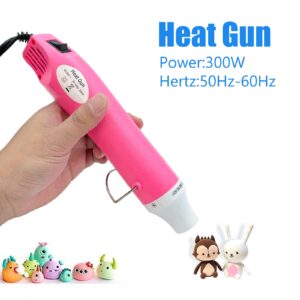 Heat Gun, Mini Hot Air Gun for DIY Crafts Portable Heat Air Gun Tool for Embossing Shrink Wrapping Drying Paint