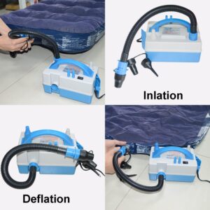 Balloon Pump Electric Air Pump Professional Inflator Deflator Multi-Functional for Inflatables All Kinds of Balloons Party Decoration