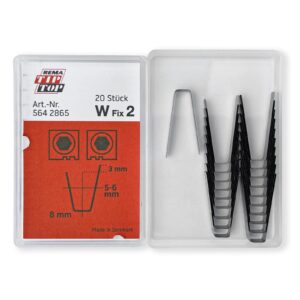 Rema Tip Top 20 W-2 Tire Regroover Angle Edge Blades, 5-6mm Wide, up to 8mm deep, W Fix 2