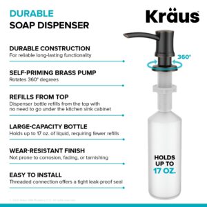 KRAUS Kitchen Soap and Lotion Dispenser in Oil Rubbed Bronze, KSD-54ORB