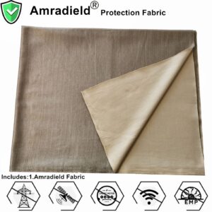 EMF Reducing Fabric Amradield Faraday Fabric Cotton Spandex Silver Fiber Fabric for Clothing