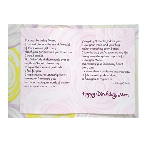 Blue Mountain Arts Mom Birthday Card—Mother Birthday Card, for Mom (Happy Birthday, Mom, with All My Love Always)