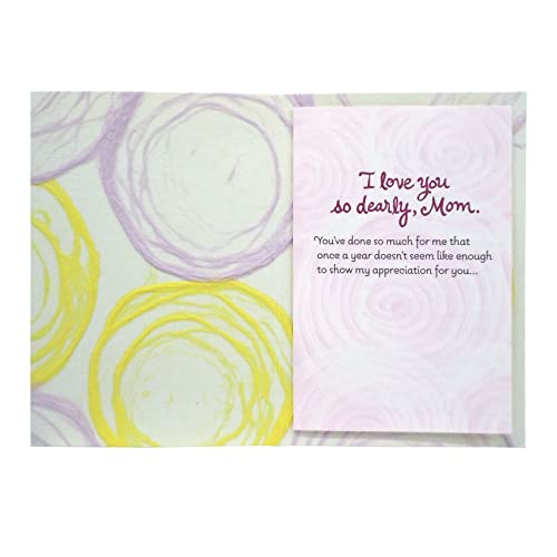 Blue Mountain Arts Mom Birthday Card—Mother Birthday Card, for Mom (Happy Birthday, Mom, with All My Love Always)