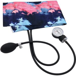 Prestige Medical Premium Adult Aneroid Sphygmomanometer, Tie Dye Supernova