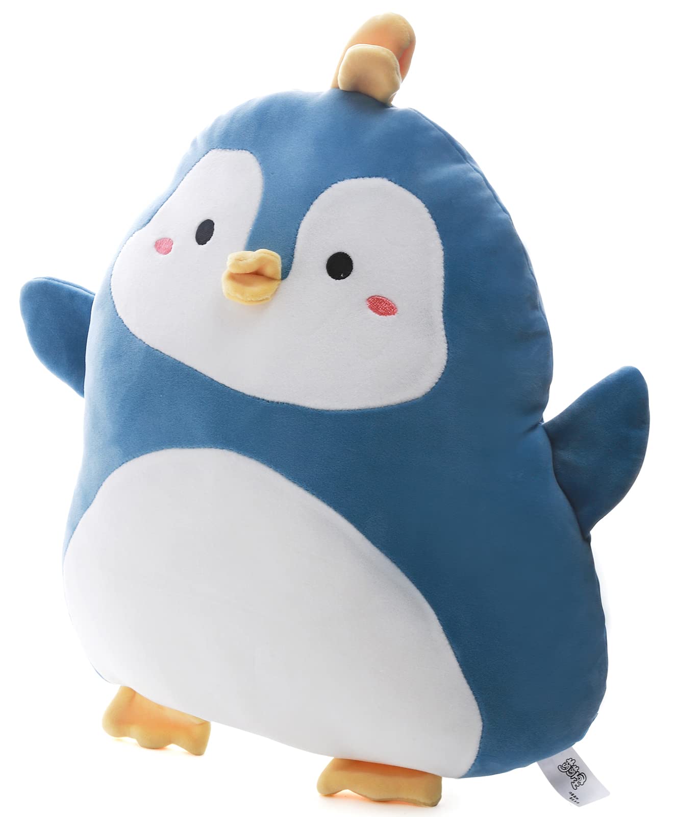 COSGOO 17.7 Inch Soft Blue Penguin Plush Hugging Pillow Cute Penguin Stuffed Animal Plushies Penguin Doll Toy Kids Stuffed Animals Penguin Plush Toys for Birthday, Valentine, Christmas or Daily