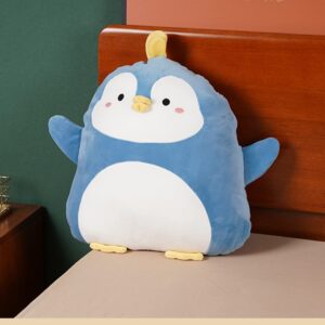 COSGOO 17.7 Inch Soft Blue Penguin Plush Hugging Pillow Cute Penguin Stuffed Animal Plushies Penguin Doll Toy Kids Stuffed Animals Penguin Plush Toys for Birthday, Valentine, Christmas or Daily