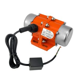 small concrete vibrator industrial vibration motor single phase 100w ac 110v 3600rpm aluminum alloy vibrating vibrators for sand shaker table