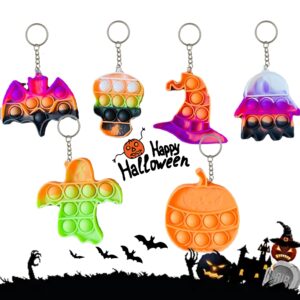 Huastyle 117 Pcs Halloween Party Favors for Kids 4-8, Fidget Pop Toys for Halloween Goodie Bag Fillers, Halloween Prizes for Kids, Pinata Stuffers, Treasure Box Toys for Classroom Rewards Gift