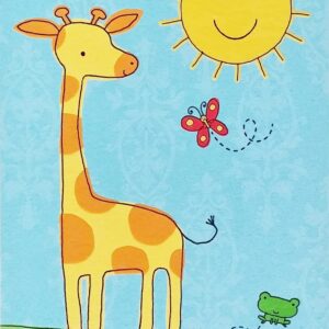 You're Two - Happy 2nd Birthday Greeting Card with Giraffe - 2 Years Old