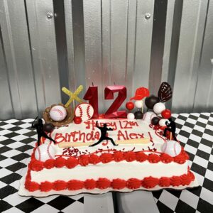 DERVENTA Birthday Candles Big Numbers 3D Red 3.7 inch Party Cake Topper 1 Piece (Number 8 Red)