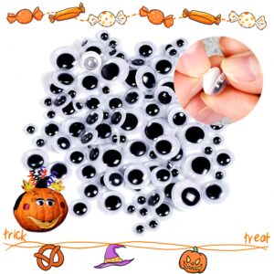 Halloween Pipe Cleaners,420 Pcs Halloween Pipe Cleaners Craft Set Including 320Pcs Pipe Cleaners &100Pcs Wiggle Googly Eyes Self Adhesive for Home&School DIY Art Crafts Daily or Halloween Decoration