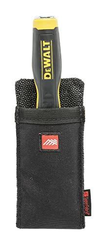 Diamondback Utility Sheath - Tool Belt Pouch for Utility Knife, Chisel or Jab Saw - Clip-On Utility Pouch Tool Holster - Multitool Sheath for Carpenters, Roofers, Framers & Drywallers (9.5"x1.75"x7")