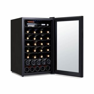 Newair 51 Bottle Wine Cooler Refrigerator | Shadow Series | Freestanding Mirrored Wine and Beverage Fridge with Double-Layer Tempered Glass Door & Compressor Cooling For Reds, Whites, & Sparkling Wine