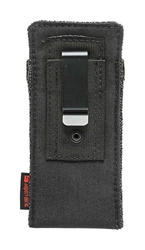 Diamondback Utility Sheath - Tool Belt Pouch for Utility Knife, Chisel or Jab Saw - Clip-On Utility Pouch Tool Holster - Multitool Sheath for Carpenters, Roofers, Framers & Drywallers (9.5"x1.75"x7")