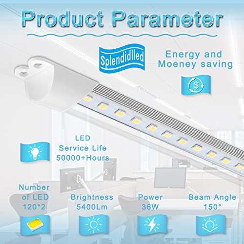 4FT LED Retrofit Kit,Recessed Fluorescent Light Retrofit Super Bright LED Light,Panel Light,Troffer Quick Repair and Retrofit LED Kit,No Professional Tools Required,36w,5000K White Light (4 Pack)