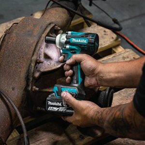 Makita XWT16T 18V LXT® Lithium-Ion Brushless Cordless 4-Speed 3/8" Sq. Drive Impact Wrench w/Friction Ring Anvil (5.0Ah)