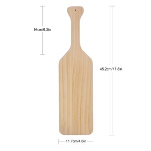 VENESUN 18inch Greek Sorority Paddle, Solid Wooden Fraternity Paddle, Unfinished Pine Wood Paddle, Frat Paddle