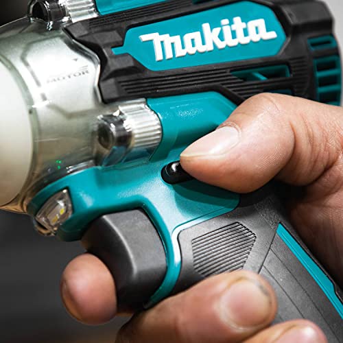 Makita XWT16T 18V LXT® Lithium-Ion Brushless Cordless 4-Speed 3/8" Sq. Drive Impact Wrench w/Friction Ring Anvil (5.0Ah)