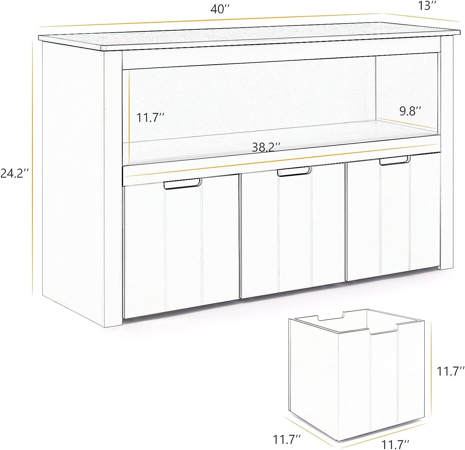 SOSPIRO Kids Toy Storage Organizer with Bins, Toy Storage Cabinet with Bookshelf and Movable Drawers, Wooden Toy Box for Boys and Girls, Nursery, Playroom, Kids Room, Grey