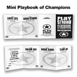 Play Strong Swimming Beast Birthday Card 1-Pack (5x7) Swim Sports Birthday Cards Greeting Cards - Awesome for Swimmers, Coaches and Fans Birthdays, Gifts and Parties!