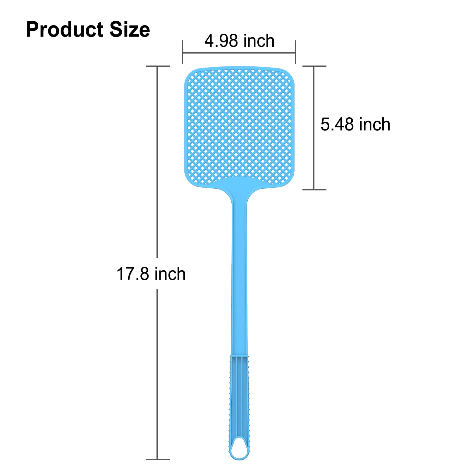 (8 Pack) Fly Swatters,Large bug swatter That work for indoor and outdoor