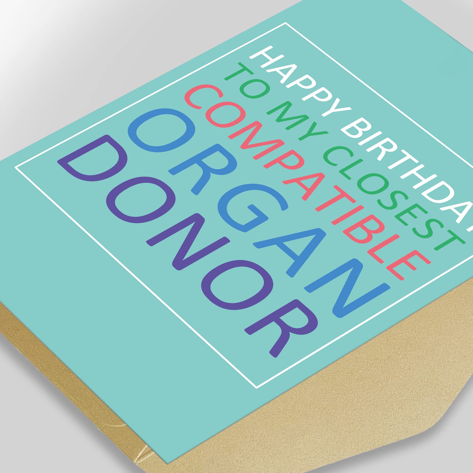 Funny Brother Sister Birthday Card, Happy Birthday Card for Siblings, Happy Birthday to My Closest Compatible Organ Donor