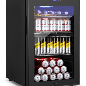 Velivi Upgraded 24 Inch Wine Cooler Refrigerator, 190 Bottles Wine Fridge with Professional Temperature Control System, Freestanding or Built-in installation, Quiet Operation