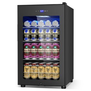 Velivi Upgraded 24 Inch Wine Cooler Refrigerator, 190 Bottles Wine Fridge with Professional Temperature Control System, Freestanding or Built-in installation, Quiet Operation