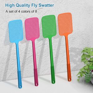 (8 Pack) Fly Swatters,Large bug swatter That work for indoor and outdoor