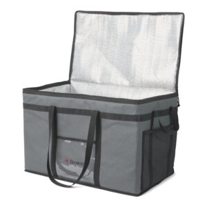 Browne Foodservice Insulated Delivery Bag 23" x 15" x 14", 600D Polyester, 2-Pack