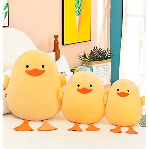 DEYI Plush Duck Stuffed Animal Soft Toys Yellow Duckling Stuff,Gifts for Friends and Children Christmas,Cute Yellow Throw Pillow (Long-Legged Yellow Duck,15.7in)