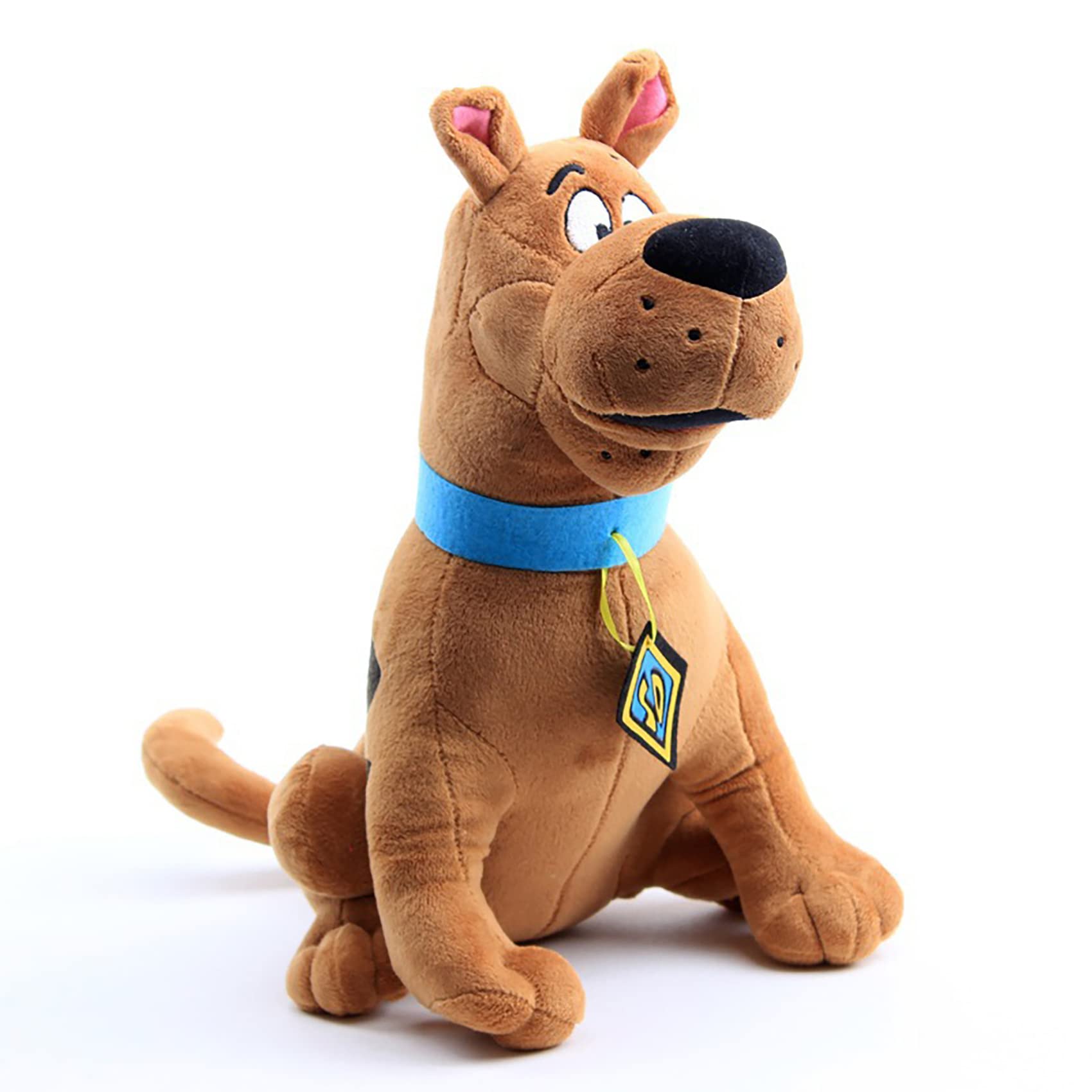 ZJYJING Plush Animal Brown Plush Dog Toy, Cute Cartoon Dog Stuffed Plush Pillow Toy Adult Children Birthday Plush Toy (13.7")