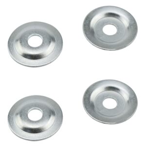 meetoot 4pcs bench grinder arbor washer/flange for grinding/wire wheel/collar for grinding polishing shaft motor bench grinder, hole diameter 10mm