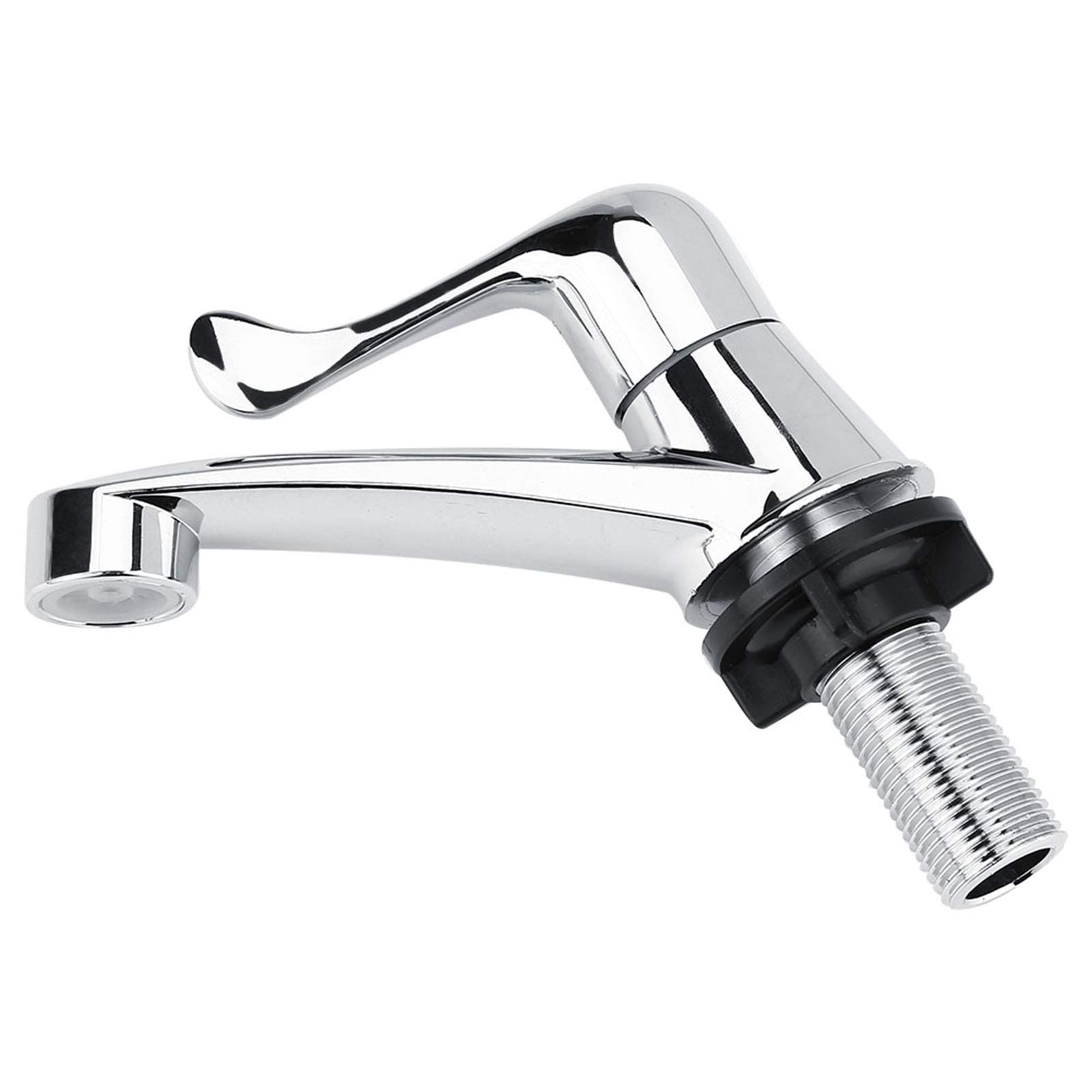 Joyzan Basin Water Tap, Bathroom Faucet Single Lever Single Handle ABS Single Cold Faucet Sink Water Tap for Bathroom Kitchen Rest Room Bathtub(Fishtail G1/2)