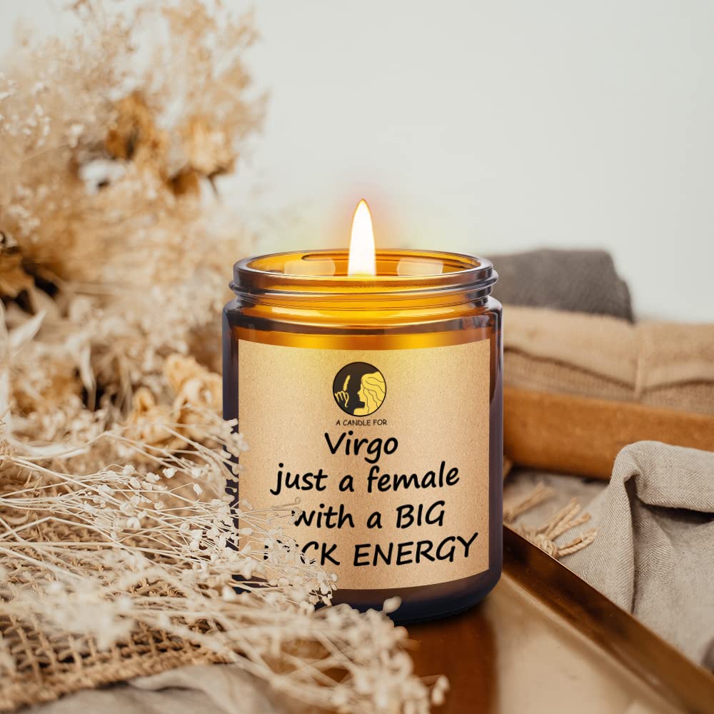 Funny Birthday Gifts for Women Men, Unique Virgo Candle Bday Gifts for Her Best Friends Woman Mom Sister Girlfriend 21st 30th 40th 50th, Fun Present for Grandma Wife Husband Frendship Ideas